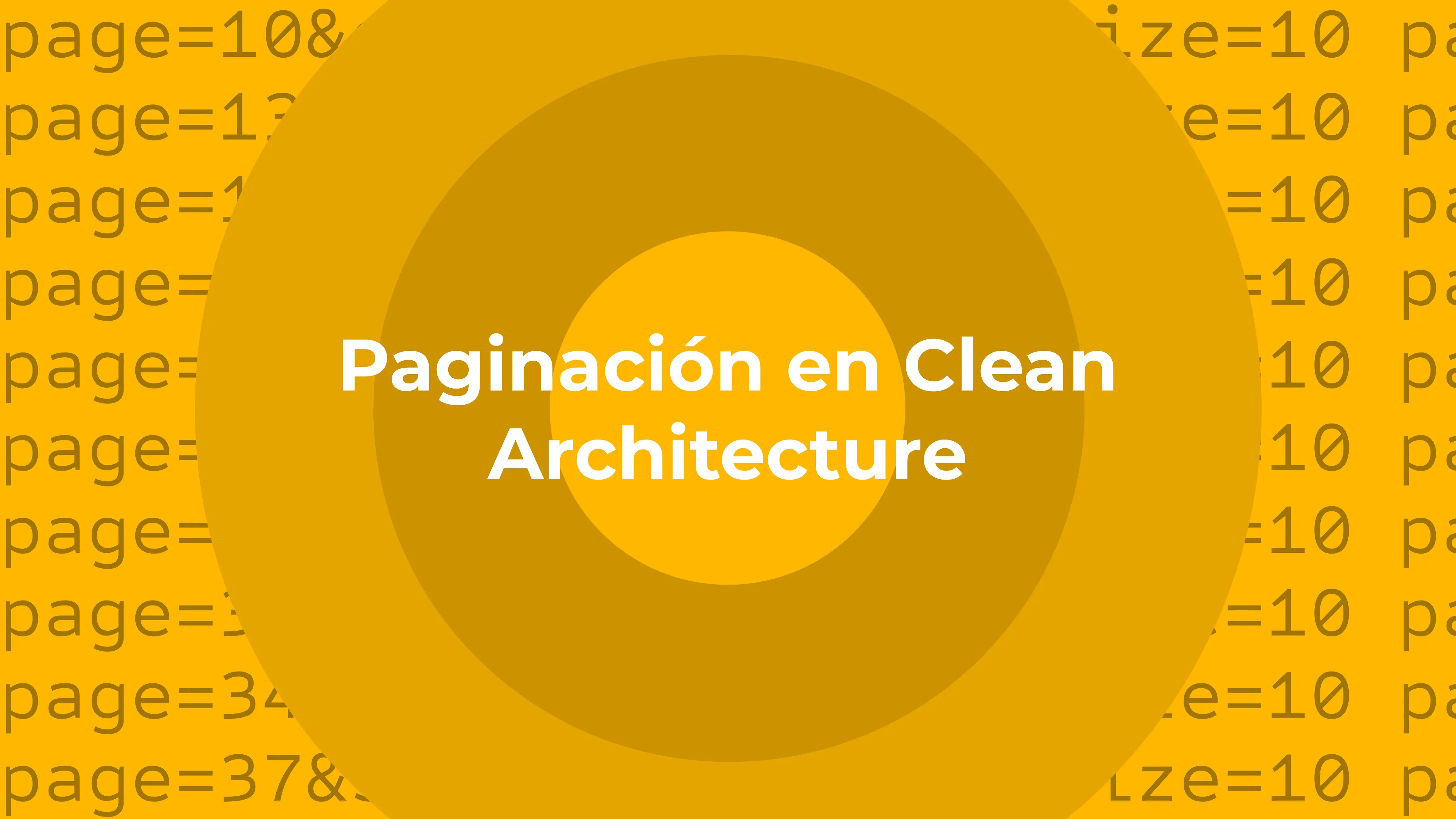 Paginación en Clean Architecture